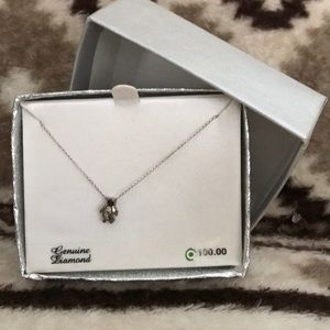 Dainty penguin necklace